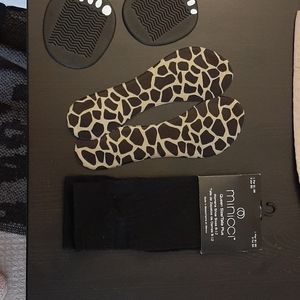 Black work socks NWT & two new shoe inserts